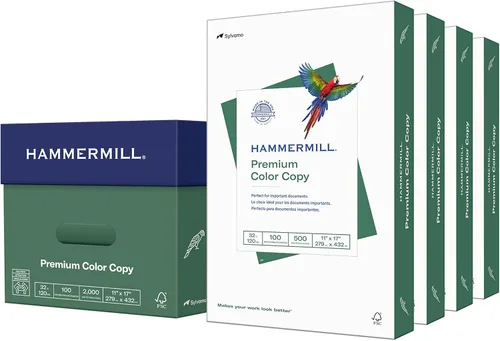 Miniatura 12 de Hammermill 102630 papel para copia digital a color, 32 libras, de 8.5 x 11 pulgadas, tamaño carta, brillo 100, 1 resma de 500 hojas, Blanco