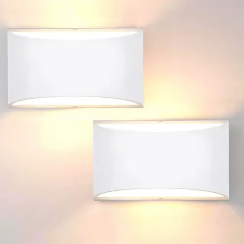 Miniatura 15 de Lightess Lámpara de pared LED interior regulable, luces de pared modernas de 12W, iluminación de pasillo cálida para sala de estar, dormitorio