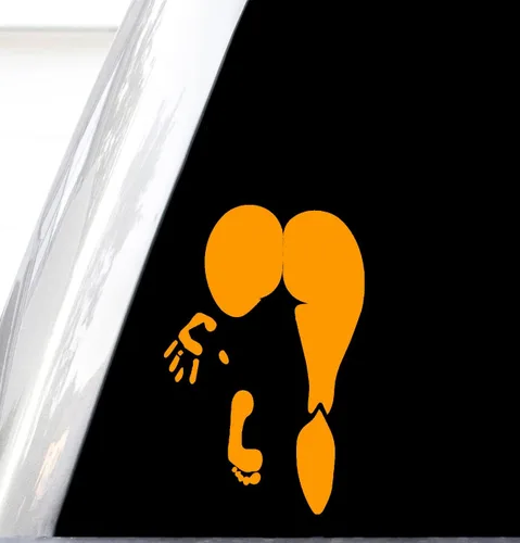 Miniatura 5 de Calcomanía de pintura de muslos de pies en los glúteos, calcomanía de pintura de lienzo sexy, camión volquete, regalos calientes para hombres