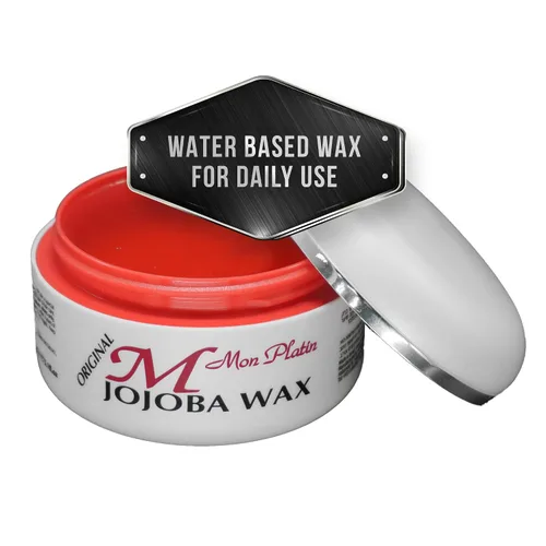 Miniatura 2 de Mon Platin Jojoba hair wax for men wet look (9.5 Oz Jojoba & Black Caviar)