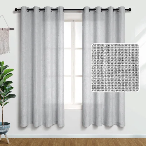 Miniatura 14 de Pitalk Cortinas de dormitorio azul oscuro de 72 pulgadas de largo con ojales, decoración náutica costera masculina, decoración náutica, Azul marino