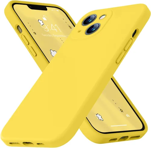 Miniatura 37 de Funda compatible con iPhone 13 de 6.1 pulgadas, de silicona líquida premium [forro de microfibra suave antiarañazos], goma de gel, protección Uva