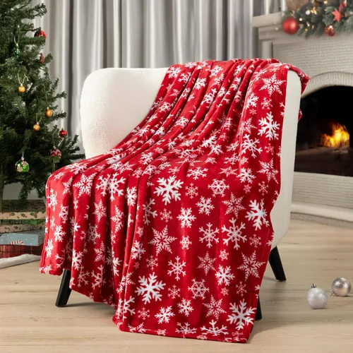 Miniatura 25 de PAVILIA - Manta de forro polar suave y sólida de color negro para sofá, mantas ligeras y mullidas y cálidas para cama, manta de franela mullida
