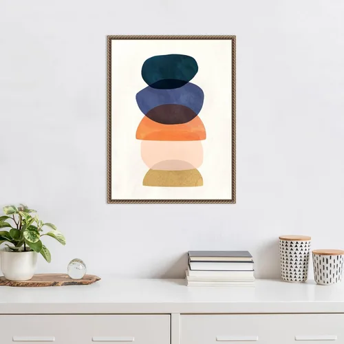Miniatura 5 de Amanti Art Lienzo enmarcado para pared, 24 x 18 pulgadas, Mod Pods I de Victoria Borges, lienzo enmarcado para pared, obras de arte abstractas