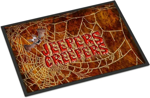 Miniatura 21 de Caroline's Treasures SB3008MAT - Felpudo de Halloween con texto en inglés "Welcome to Spooksville", 18 x 27 pulgadas, para interiores y exteriores