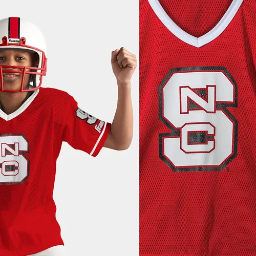 Miniatura 9 de Franklin Sports NCAA - Conjunto de uniforme de fútbol americano para niños, camiseta de fútbol universitario, casco + pantalones para niños y niñas