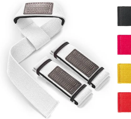 Miniatura 10 de WARM BODY COLD MIND Lasso - Muñequeras de levantamiento para entrenamiento cruzado, clasificadas en 770 libras, vendas de mano para levantamiento