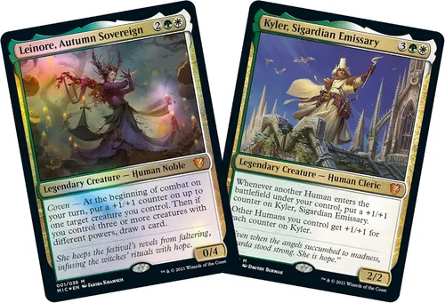 Miniatura 2 de Magic: The Gathering Innistrad: Caza de Medianoche Mazo de Comandante - Conjuros de Brujas (Verde-Blanco)