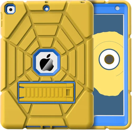 Miniatura 7 de Grifobes - Funda para iPad de 9.ª generación, para iPad de 8.ª/7.ª generación 2021/2020/2019, funda protectora resistente de 10.2" con soporte