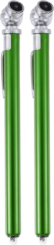 Miniatura 10 de X AUTOHAUX 2pcs 10-100PSI doble cabeza acero inoxidable camión pluma neumático neumático medidor de presión de aire medidor de aire para bicicleta