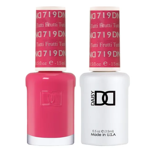 Miniatura 20 de DND - Juego de esmaltes de gel, colección rosa, esmalte de gel UV/LED y esmalte de uñas secado al aire, dúo de esmalte a juego sin astillas, 0.5