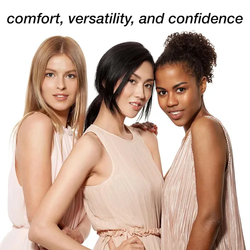 Miniatura 7 de Forever 21 Cinta cómoda para la piel, 1 paquete de cinta de fácil aplicación para pecho, tela, estiramiento facial, vestidos, Beige
