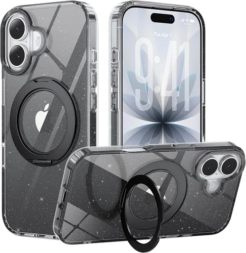 Miniatura 39 de Funda magnética diseñada para iPhone 11 Pro Max, [probada en caídas de grado militar] [compatible con MagSafe] Funda protectora delgada translúcida