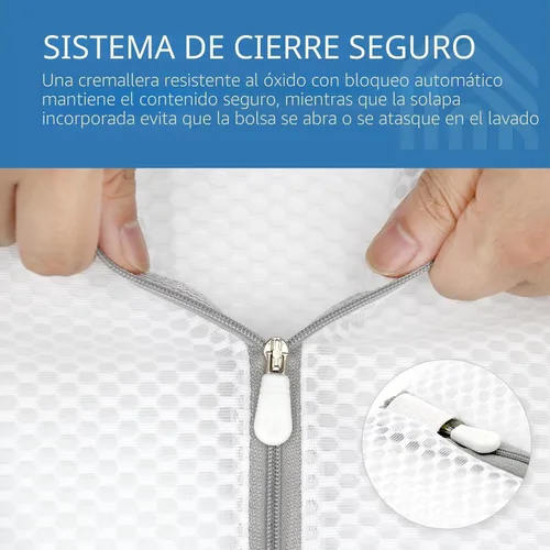 Miniatura 3 de Muchfun 3 bolsas de lavandería duraderas de malla de panal para prendas delicadas de 9 x 12 pulgadas (3 pequeñas) 36 ES Small