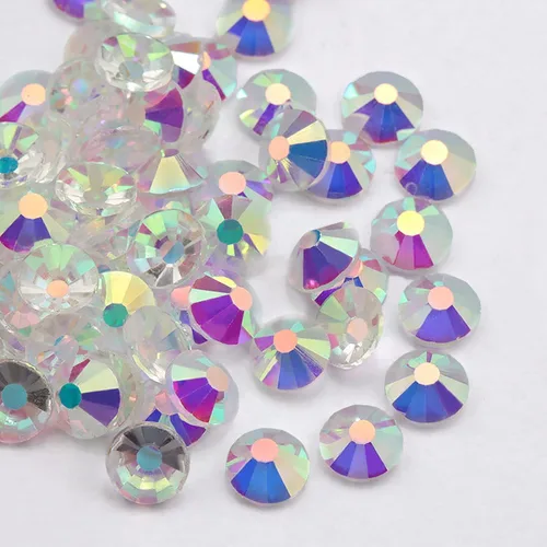 Miniatura 13 de Towenm 2000 diamantes de imitación de cristal con parte trasera plana, SS10 de 0.110 in, cristales de parte trasera plana para ropa de manualidades