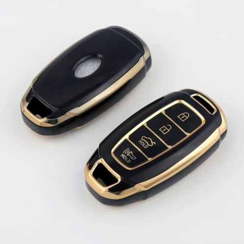 Miniatura 3 de Funda para llavero Hyundai, compatible con Hyundai Santa Fe Palisade Kona Elantra GT Veloster 2019, 2020, 2021, 2022, Hyundai Santa Fe, Palisade