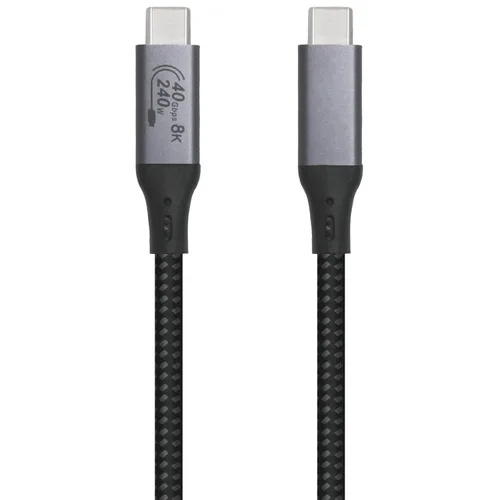 Miniatura 4 de Cable USB4 de 3 pies compatible con Thunderbolt 3, Thunderbolt 4 y USB-C, compatible con pantalla HD de 8K, transferencia de datos de 40 gbps, carga