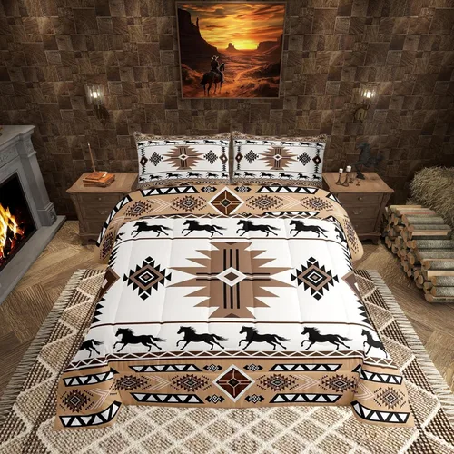 Miniatura 9 de Juego de edredón estampado de ovejas, juego de ropa de cama vintage de granja para niños, niñas, mujeres, adultos, parejas, ovejas, juego de edredón