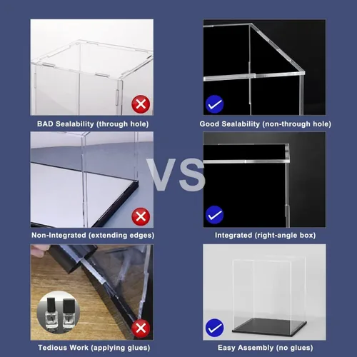 Miniatura 5 de Vitrina para Fútbol Americano con Soporte Elevador, Caja Acrílica para Fútbol Americano de Tamaño Completo, Balonmano, Dodgeball, Almacenamiento