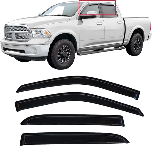 Miniatura 7 de Viseras adhesivas para ventana, protectores de lluvia compatibles con Honda Civic Hatchback 2022-2025, visera de ventilación lateral, deflector
