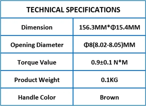 Miniatura 3 de TOJOIN - Llave dinamométrica SMA para conector RF 8 in·lbs (0.9 N·m) apertura 0.315 in (5/16") para SMA 0.138 in/0.115 in adaptador convertidor
