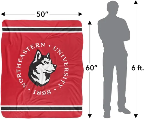 Miniatura 5 de LOGOVISION Colección Oficial de Logotipos Primarios Universitarios Manta de Tiro de Tacto Sedoso con Respaldo de Sherpa Súper Suave Colección