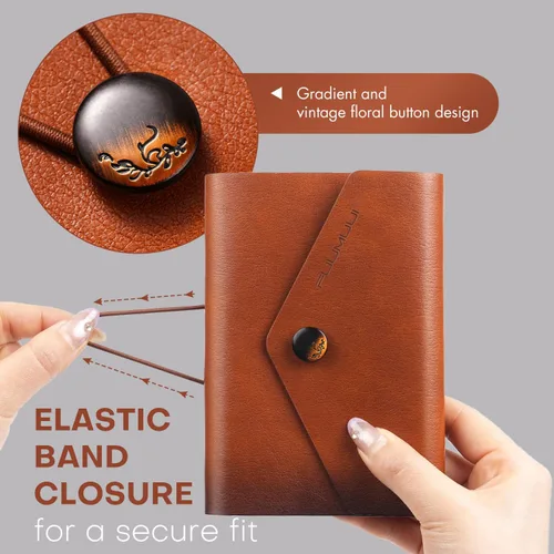 Miniatura 5 de Fuumuui Cuaderno de bocetos de acuarela de tamaño de bolsillo, 100% algodón, diario de acuarela sin ácidos, papel de prensa fría de 140 libras, 20