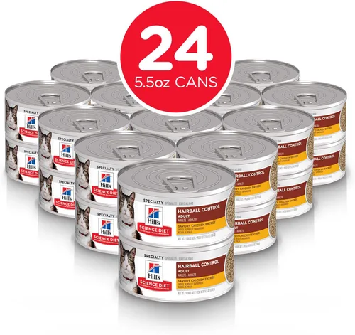 Miniatura 3 de Hill's Science Diet Alimento húmedo para gatos adultos de 1 a 6 años, pollo, latas de 5.5 onzas, paquete de 24