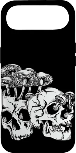 Miniatura 27 de Skull Goth Gothic Occult Emo Satanic Mushroom Skeleton Case for iPhone 17