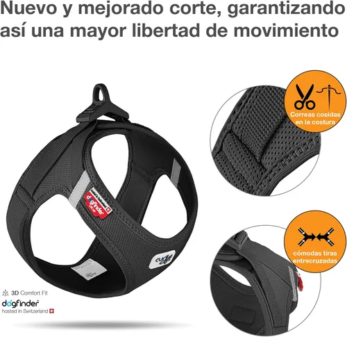 Miniatura 2 de Arnés Chaleco Curli Clasp Air-Mesh Negro 3XS