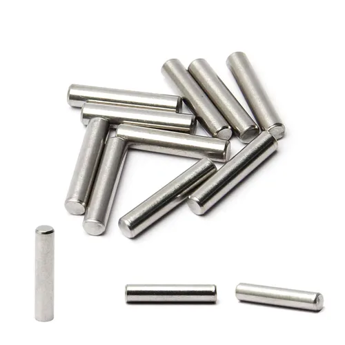 Miniatura 23 de MroMax 100 pasadores cilíndricos de acero inoxidable 304 M1.0.197 x 0.236 in, clavijas de soporte de estante para dispositivos metálicos