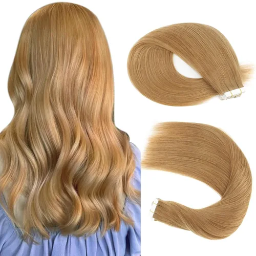 Miniatura 37 de Sassina Extensiones de Cabello Humano con Cinta Negro Azabache 12 Pulgadas 30g/paquete 20pcs Liso Sin Costuras Trama de Piel Extensiones de Cabello