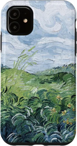Miniatura 8 de Funda para iPhone 12 Pro Max Van Gogh Green Wheat Fields Modern Art Painting Phone Cover Case
