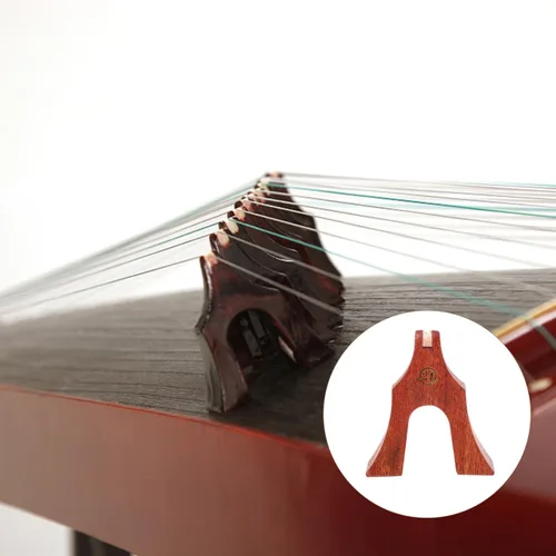 Miniatura 4 de ARTIBETTER Guzheng Bridges - Pilares de apoyo de madera natural Guzheng para accesorios de repuesto de instrumentos de cuerda, 2.36 x 2.04 x 0.86