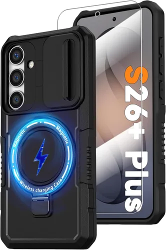 Miniatura 131 de Funda magnética para Samsung Galaxy Note 20 Ultra con soporte de anillo [con protector de pantalla] [Compatible con carga inalámbrica MagSafe] Funda