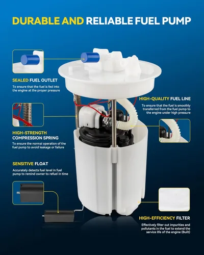 Miniatura 3 de PHILTOP Bomba de Combustible FG1286 para 2010-2013 Maz-da 3 2.0L 2.5L, Conjunto de Bomba de Combustible Eléctrica