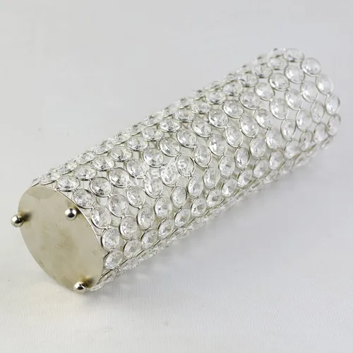 Miniatura 4 de Jarrón de cristal – Florero cilíndrico alto para centros de mesa de boda, florero decorativo brillante para mesa de comedor, fiesta, aniversario