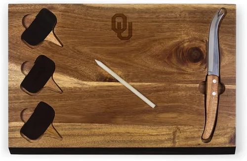 PICNIC TIME NCAA NCAA - Juego de tablas de cortar y herramientas de queso de acacia Delio unisex para adultos