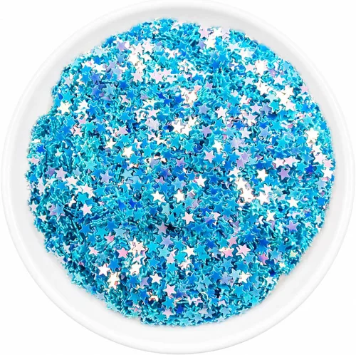 Miniatura 8 de Sourcingbay Stars Glitter 3mm PVC Holographic Gold Star Glitter for Resin Craft Nail Art Makeup Party Decoration 0.3oz