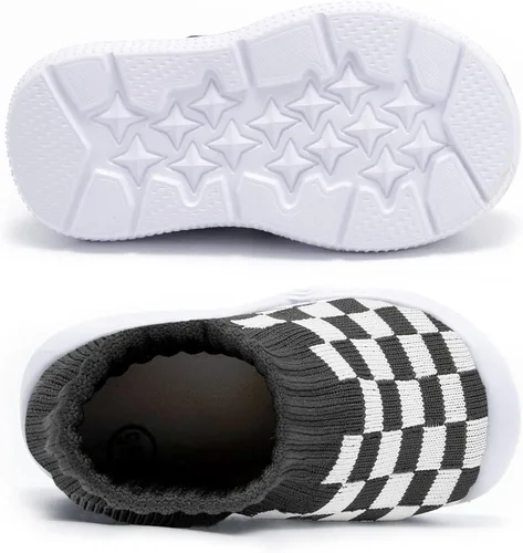 Miniatura 3 de MORENDL Calcetines para bebés, zapatos antideslizantes para el primer caminar, zapatos para niños y niñas