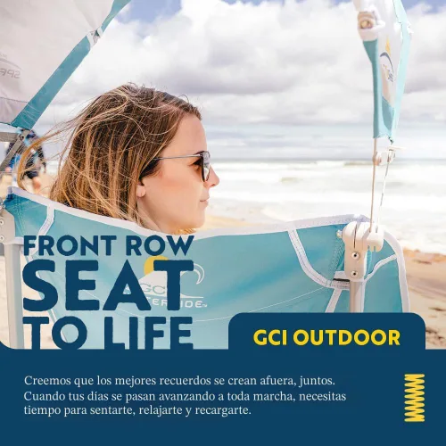 Miniatura 6 de GCI Outdoor Waterside Pod Rocker - Mecedora para exteriores con toldo parasol