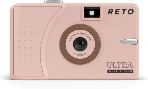 Miniatura 9 de RETO Ultra amplia y delgada de 35mm cámara de película reutilizable para luz natural - Lente ancha de 22mm, sin enfoque, ligera, fácil de usar Crema