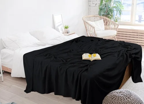 Miniatura 3 de Utopia Bedding Manta térmica 100% algodón, suave, ligera, transpirable, acogedora manta de primavera y verano para cama, decoración del hogar