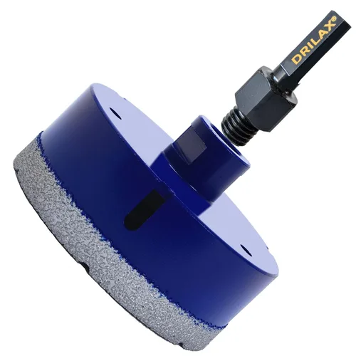 Miniatura 15 de Drilax Sierra perforadora de diamante de 1-1/2 pulgadas para amoladora angular, rosca de 5/8"-11, hormigón de porcelana de cuarzo de granito