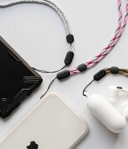 Miniatura 9 de Ringke Correa de muñeca de paracaídas, cordón ajustable para teléfono celular, cámara, unidad flash USB e insignia de identificación