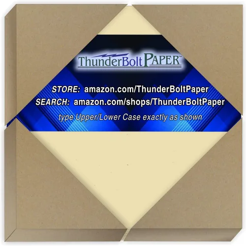 Miniatura 12 de 200 hojas Earthy de balsa Fibra 80 # Cover Paper – 3" x 5" (3 x 5 inches) photo card frame Tamaño Tarjeta de – 80 Lb/libra Peso – Papel Grueso