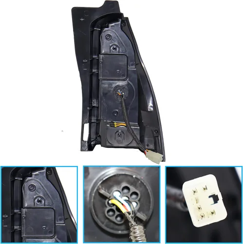 Miniatura 4 de Kit de luces traseras LED Gobison adecuado para Toyota 4Runner 2003-2009 Carcasa negra Efecto luz fluyendo Fácil instalación