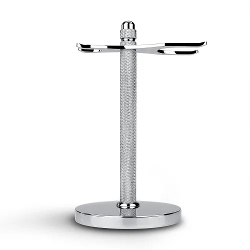 Miniatura 3 de Soporte de seguridad para afeitar y cepillo de afeitar, aberturas extra anchas, base más ancha, aspecto varonil