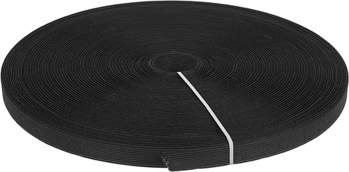 Miniatura 54 de uxcell Deshuesado para coser, 1 pieza de 5 yardas y 0.236 in – corsé de poliéster de alta densidad para vestido de novia, vestido de novia (negro)