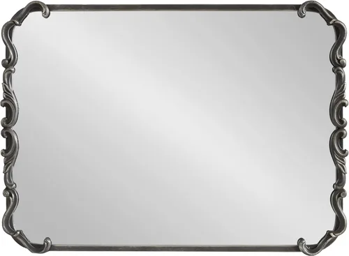 Miniatura 8 de Kate and Laurel Brazelton - Espejo rectangular redondeado tradicional adornado, 20 x 27 pulgadas, negro, ornamental, redondo, rectangular, clásico
